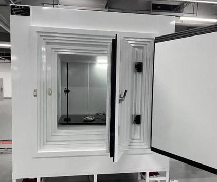 手动侧开门双层隔音箱